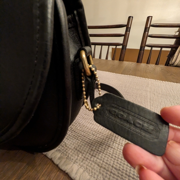 Coach Vintage Watson Crossbody In EUC Y2K Preppy Bag 90's Feel Black - Picture 11 of 16